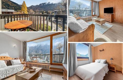 Argentiere Apartment | Vue Mont Blanc, balcon et parking privé