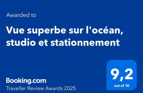 Saint-Jean-de-Monts Apartment | Vue superbe sur l'océan, studio et stationnement