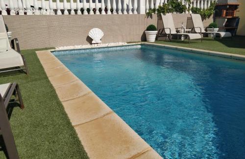 Caleta de Fuste Villa | VV 'VALDECONCHA', piscina climatizada privada y vistas al mar