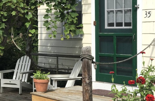 Newport East Cottage | Walk to Beach from sweet garden cottage. Monthly rate!