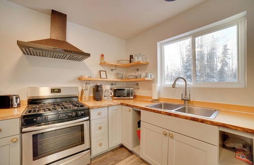 Sterling House | Walk to Kenai River: Forested Fisherman's Cabin!