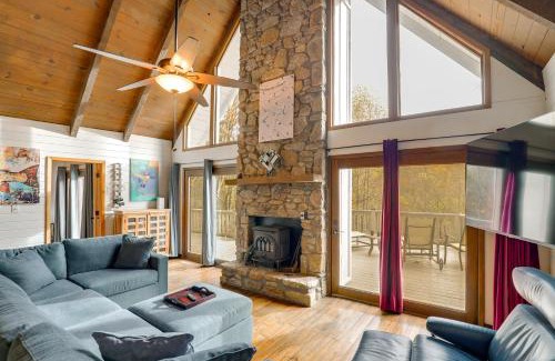 Wolf Laurel House | Walk to Slopes Mars Hill Resort-Style Mtn Chalet