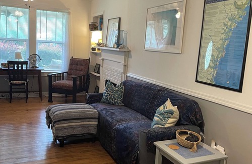 Darien House | Walk to waterfront dining, shops, wine bar. 2 miles from I-95. No pet fee!