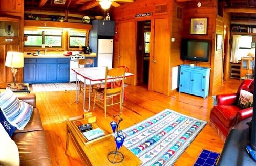 Eureka Springs House | Water View Decks, 1930s Log Cabin, Pet Friendly