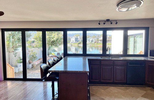 Novato House | Waterfront 4 bd 3ba Home. Close to SF, wine country & race track. Pet Friendly!