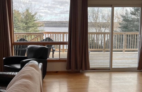 Utterson House | Waterfront 4 Season Home on Three Mile Lake. A Nature Lover's Paradise.