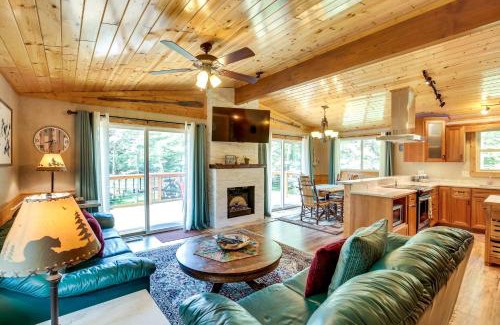 Eagle River House | Waterfront Eagle River Home with Dock and Fire Pit!