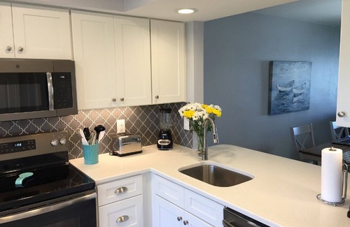 Cocoa Isles Condo | Waterfront! Enjoy Beautiful Sunsets and Fish off the Docks!