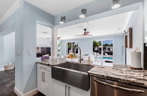 Fort Lauderdale House | Waterfront Heated Pool Home