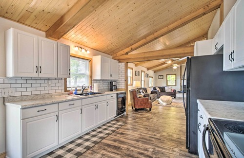 Onamia Cabin | Waterfront Onamia Retreat w/Dock & Fire Pit!
