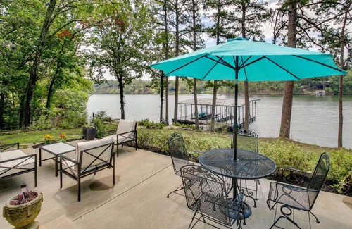 Mid America House | Waterfront Royal Home with Dock and Patio!