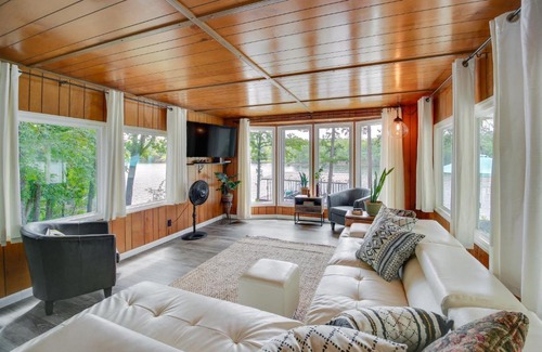 Mid America House | Waterfront Royal Home with Dock and Patio!