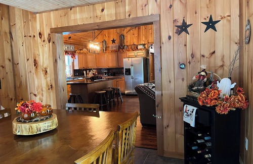 Abbot Cabin | WE ARE DOG FRIENDLY.nThe Goal: Relax in the peaceful woods of Northern Maine