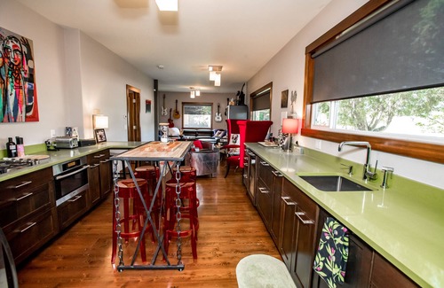Whitefish House | Whitefish Downtown Cottage on the River Trail with views of Big Mountain