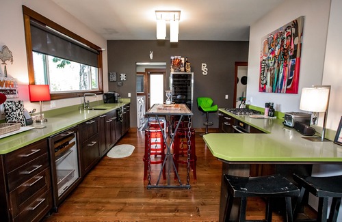 Whitefish House | Whitefish Downtown Cottage on the River Trail with views of Big Mountain