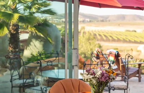 San Antonio de las Minas House | Wine Country Loft in Valle de Guadalupe located on Working Vineyard