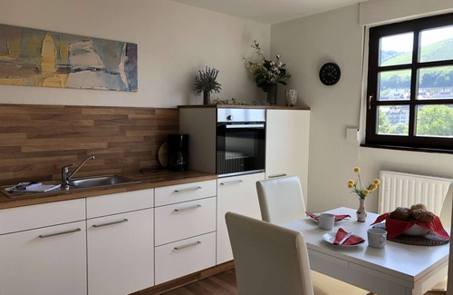 Zell Apartment | With balcony and Moselle view
