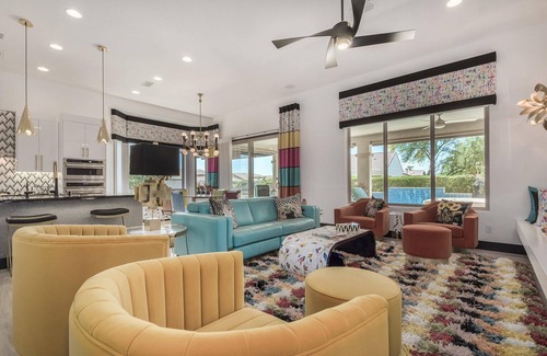 Palm Valley House | Within Pebblecreek - 2BD+Den Pet Friendly Designers Delight w/Private Pool & Spa!