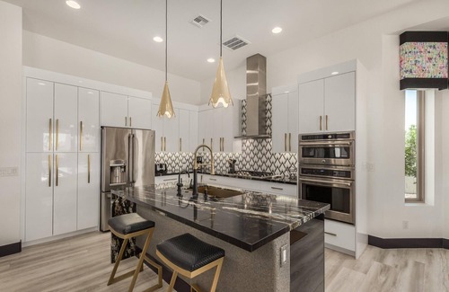 Palm Valley House | Within Pebblecreek - 2BD+Den Pet Friendly Designers Delight w/Private Pool & Spa!