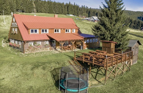 Pec pod Snezkou House | Wonderful private villa for 23 guests with WIFI, TV, terrace, pets allowed and panoramic view