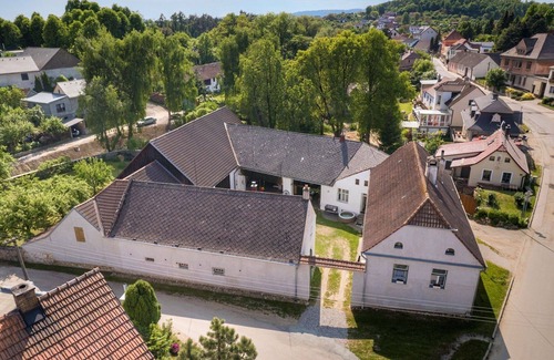 Kojetice House | Wonderful private villa for 22 guests with hot tub, WIFI, patio and pets allowed