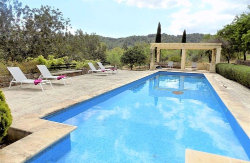 Esporles Villa | Wonderful private villa for 10 people with WIFI, A/C, private pool, TV, patio and panoramic view