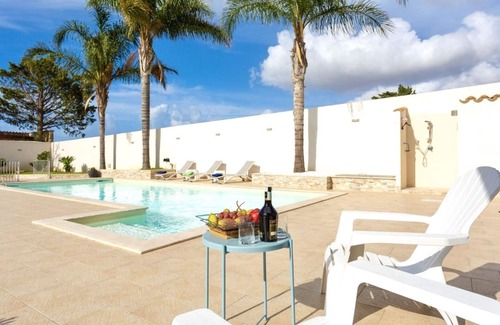 Partinico Villa | Wonderful private villa for 8 guests with private pool, WIFI, A/C, TV and parking