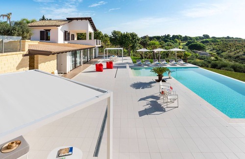 Ribera Villa | Wonderful private villa for 6 people with private pool, A/C, WIFI, TV, patio and panoramic view