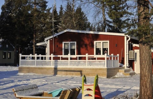 Slagnas House | Wooden house with a terrace and a sauna, amidst a wonderful natural landscape