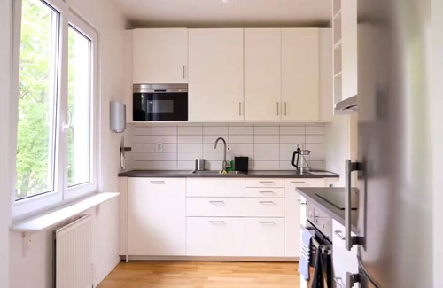 Kyrkbyn Apartment | Workers 3BR - 1 Bath - All inclusive - 6 Beds -