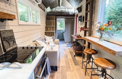 Randle Cabin | Wrigley, a brand NEW tiny house in the woods✨