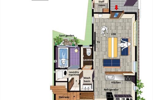 Iriya House | Yadoya Asakusa Asagao - Vacation STAY 20726v