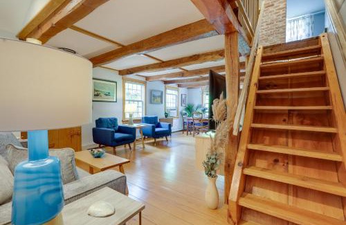 Brewster House | Yard and Fire Pit Unique Cape Cod Home in Brewster