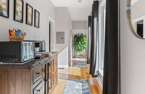 Uxbridge Apartment | Zen Inspired Retreat with Private Forest Trails