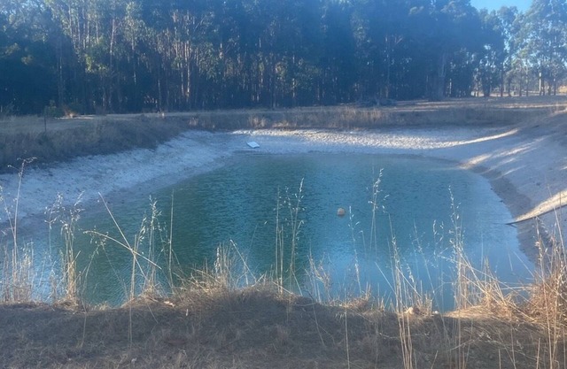 27ft caravan on a Rosa Brook farm