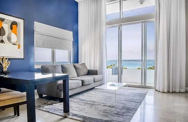 3 Comfortable Ocean Front Suites at The Sagamore Hotel South Beach!