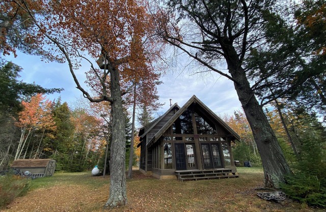 40 Acre Wooded Retreat on Columbus Lake with 1300 feet of shoreline.