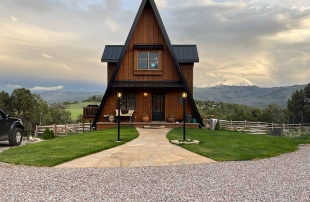 A-Frame Gem with PANORAMIC MOUNTAIN VIEWS nestled on 4 acres outside Aspen