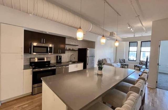 A historic 1,200 square foot loft in the heart of the Old Market