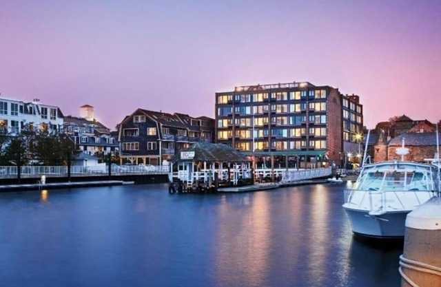 A PLUS room at Wyndham Inn on the Harbor, perfect location