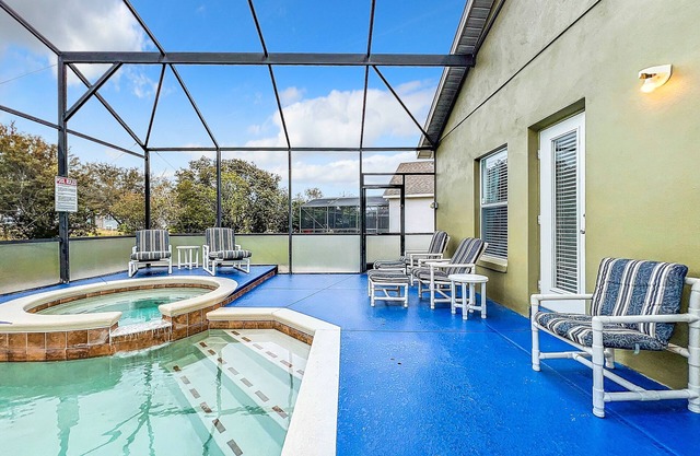 Beach Theme Vacation Pool Spa Home Mins to Disney