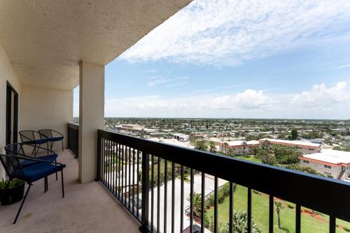 Beach views with top complex amenities and covered parking!