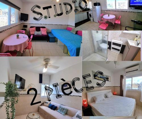 Beau 2 pièces et Beau studio clair en plein centre ville Netanya