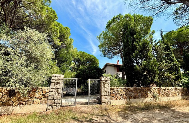 Beautiful villa in a pine-wood 150 m from a white sandy beach