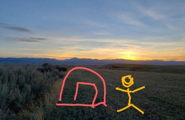 Campsite with a view