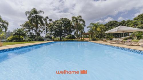 Casa de campo em Atibaia com Lareira e Piscina