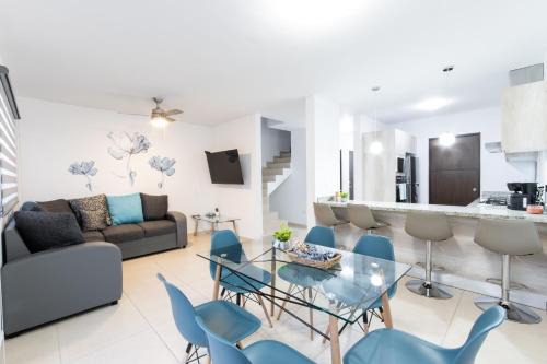 Casa en residencial para 8 personas cerca de la playa!