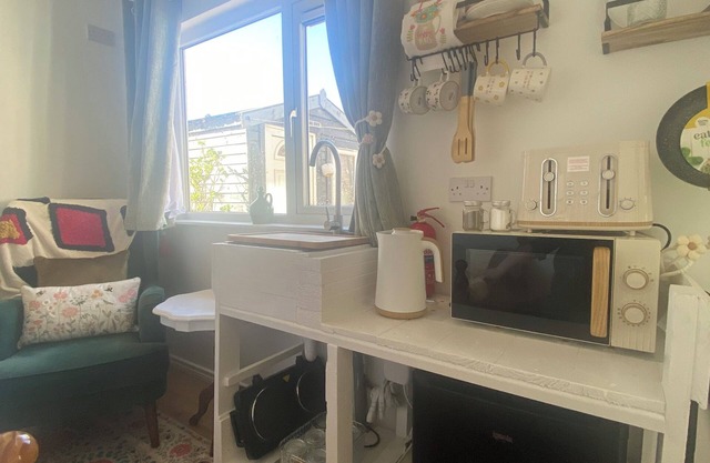 Cosy Irish Cabin studio in fabulous Derry with WiFi & Private Bathroom
