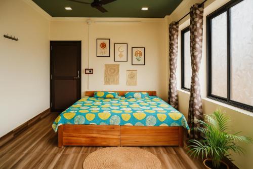 cozy room with balcony