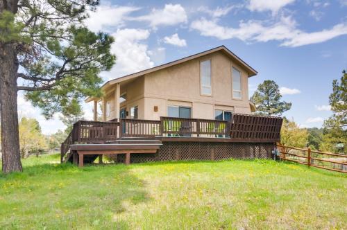 Deck and Fire Pit Pagosa Springs Home!